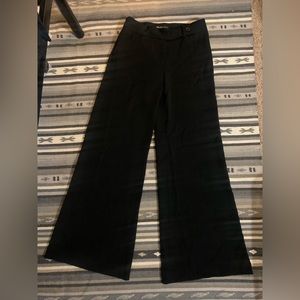 Elizabeth and James wide leg black trousers pants 8